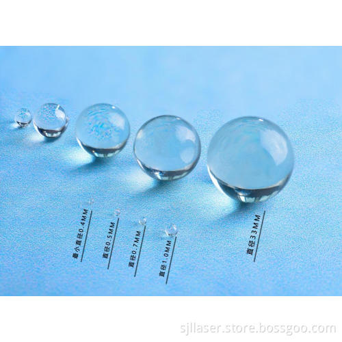 G10 High Quality 0.3-30 mm Optical Glass Ball Lens K-VC89 K-VC80 P-SK57 L-LAH84 N-SF11 N-BK7 D-ZLAF5